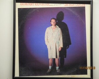 Glittered Record Album - George Carlin - Indecent Exposure