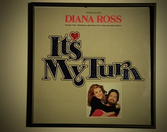 Glittered Record Album - Diana Ross - Motion Picture Soundtrack "It's My Turn"