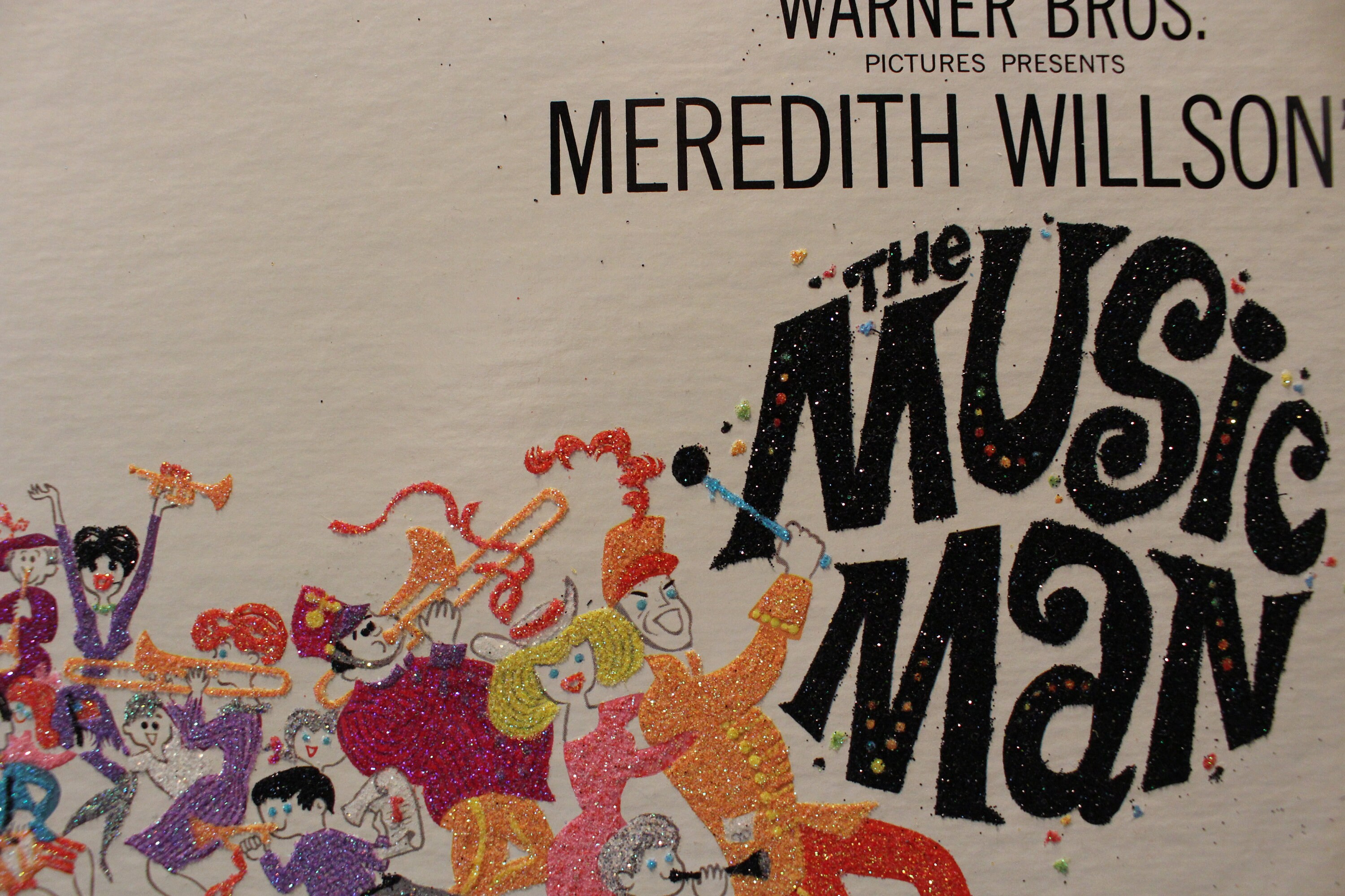 Glittered Record Album the Music Man Soundtrack Etsy