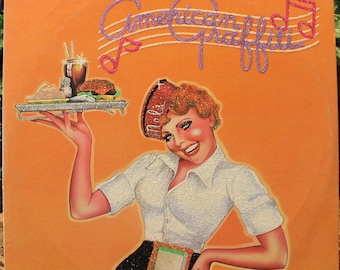 Glittered Record Album - American Graffiti Soundtrack