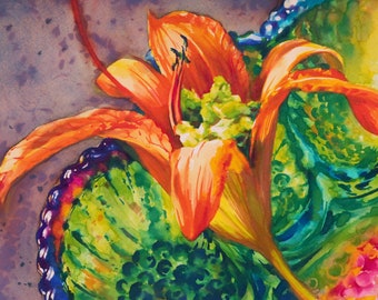 Guacamole Flower by the Bread Fairy, Marker Drawing