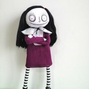 Mortina e Mesto by Boninga Dolls - Bambola di stoffa - bambola Fatta a mano