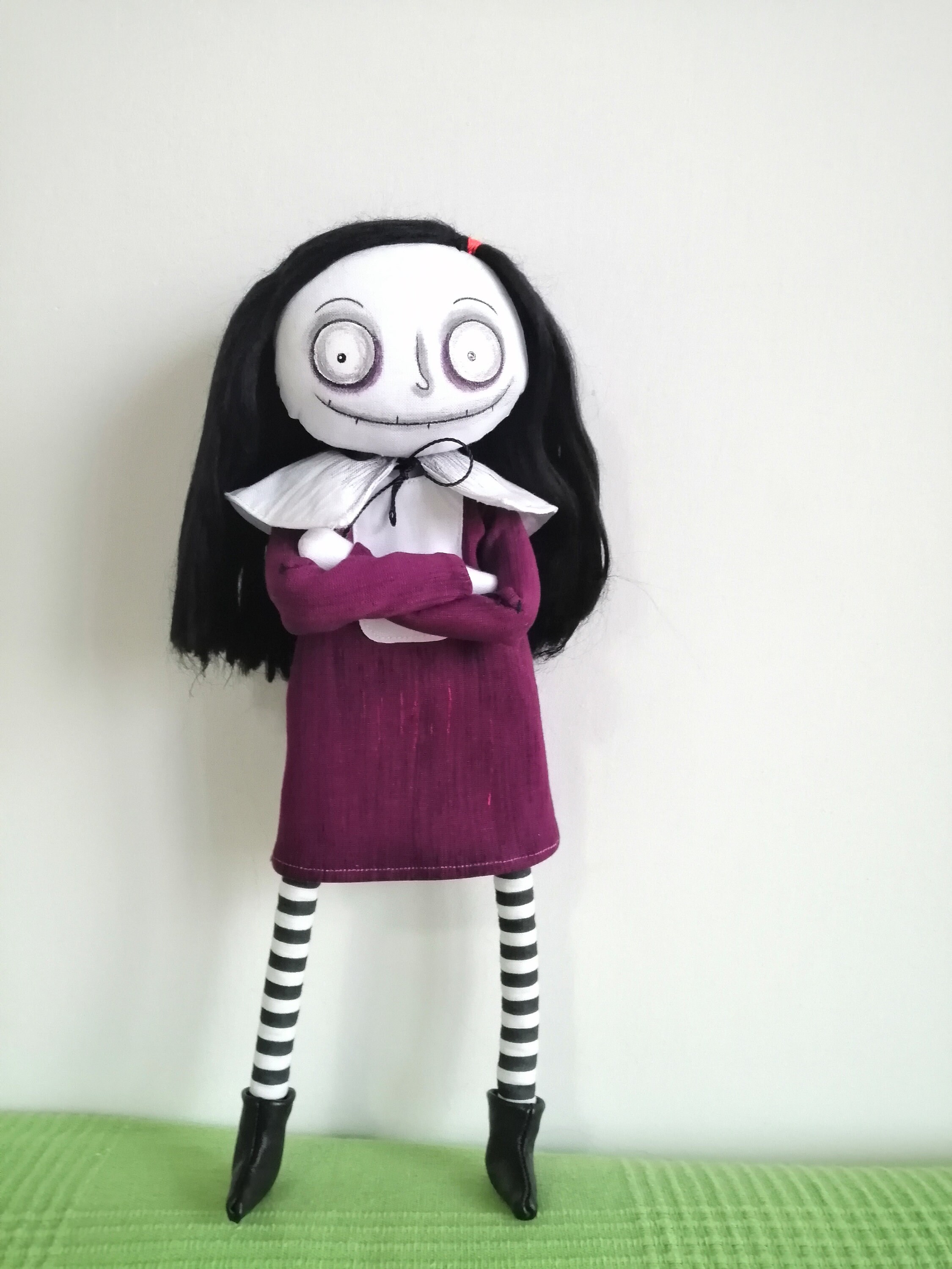 Mortina & Mesto  von Boninga Dolls - Tim Burton - handgefertigte Puppe - Kunstpuppe