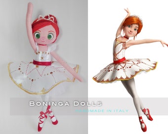 LEAP / Ballerina Fèlicie  by Boninga Dolls: Félicie Milliner - Handmade doll - ballerina dancer - Rag Doll