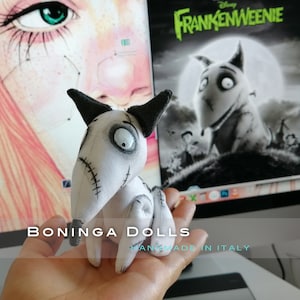 Sparky BY Boninga Doll - Tim Burton - handgefertigte Puppe - Stoffhund