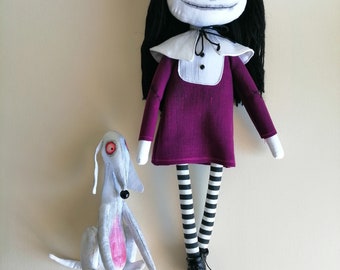 Gonna E Camicetta Nera Tumdee Per Bambola Scala 1:12. Abbigliamento Donna Per Miniature!
