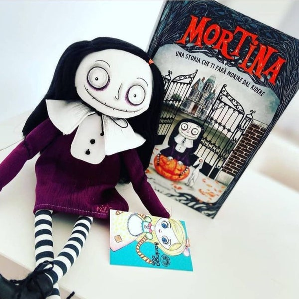 Mortina y Mesto by Boninga Dolls - muñeca hecha a mano - muñeca ARTISTICA