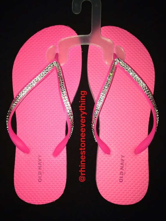 swarovski flip flops