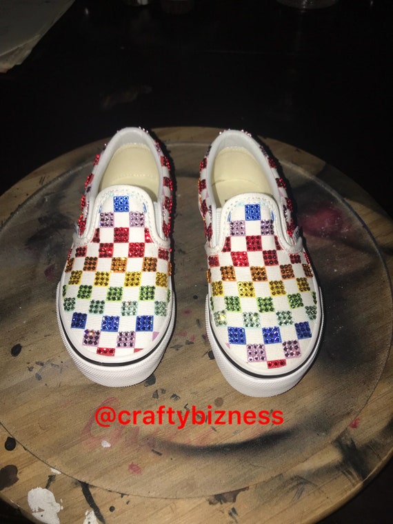 adult rainbow vans