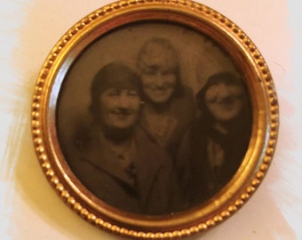 Portrait Brooch - Made in Holland - 1920's