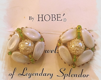 HOBE Earrings with Original Tag and Card