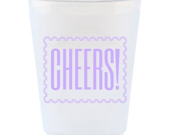 Lavender Cheers Reusable Frost Flex Cups