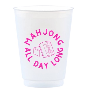Mahjong Reusable Frost Flex Cups