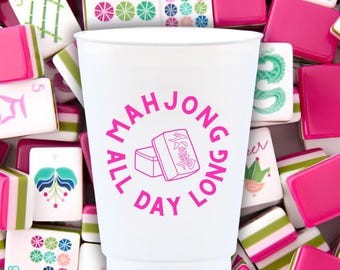 Mahjong Reusable Frost Flex Cups