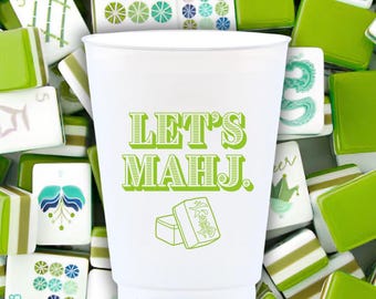 Let’s Mahj Reusable Frost Flex Cups