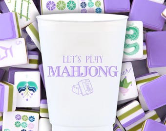 Let’s Play Mahjong Reusable Frost Flex Cups