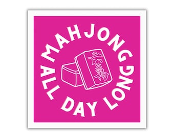 Mahjong All Day Long Paper Party Napkins