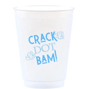 Crack Dot Bam Mahjong Reusable Frost Flex Cups