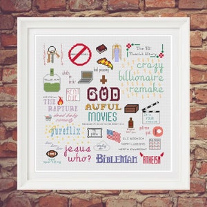 God Awful Movies PDF Cross Stitch Pattern