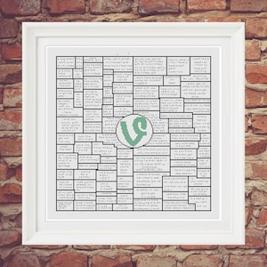 Vine Quotes PDF Cross Stitch Pattern