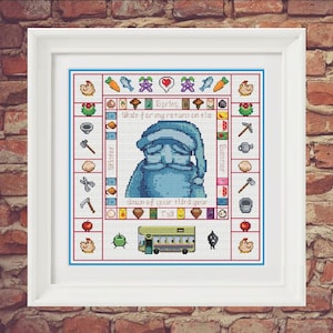 Stardew Sampler PDF Cross Stitch Pattern