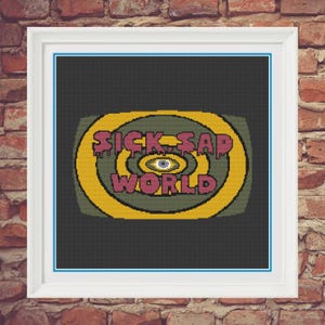 Daria Sick, Sad World PDF Cross Stitch Pattern