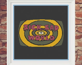 Daria Sick, Sad World PDF Cross Stitch Pattern