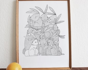 Them Crooked Rabbits - Print