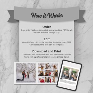 8x8 Year in Review Photo Book Canva Template, Square Album, Modern ...