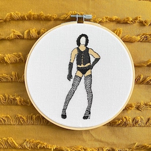 Rocky Horror Frankenfurter Borduurwerk Hoepel