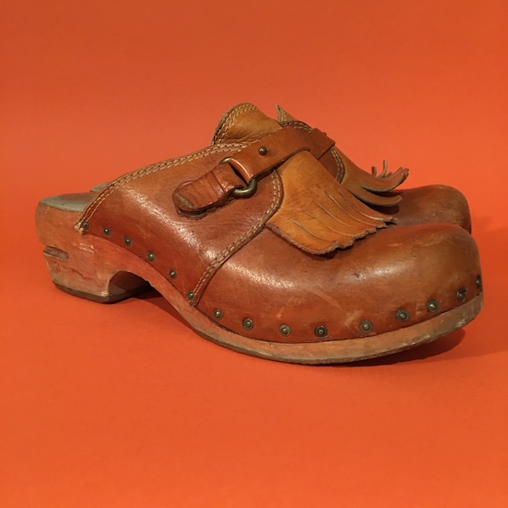 1970s Vintage Clogs ~ Size 38 US 7-7.5 ~ Connie Sh