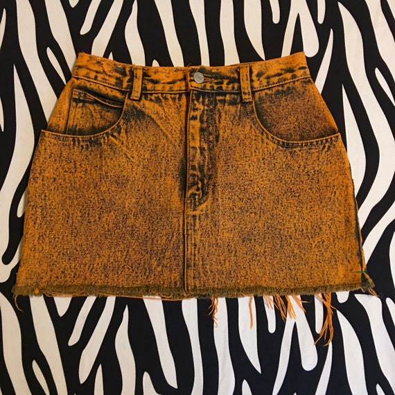 Vintage 1980's Jordache Jeans Atomic Orange Denim