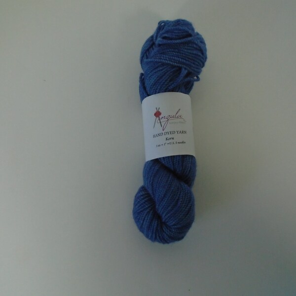 Anzula Luxury Fibers Hand Dyed Yarn Kern Design Periwinkle Color 100% Huacaya Alpaca