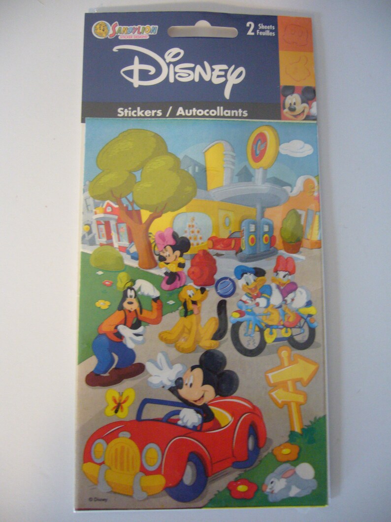 Disney Stickers Lot of 3 Packages of Disney Stickers by Sandylion Sticker Designs