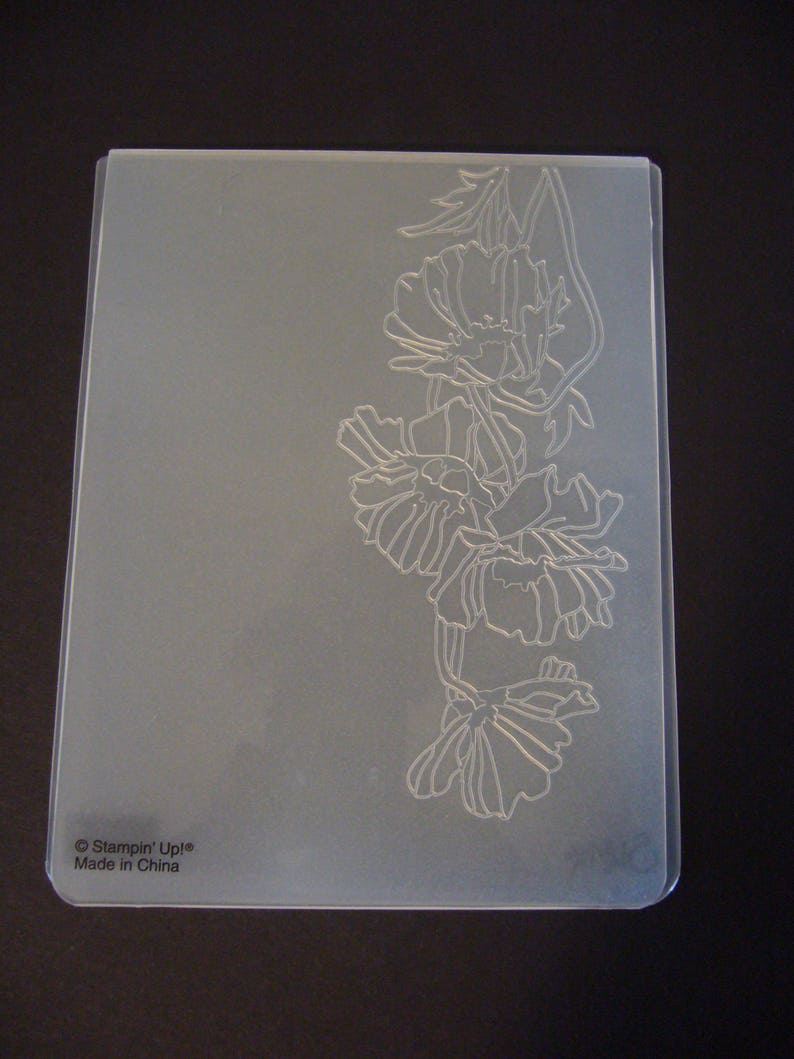 Sizzix Big Shot Embossing Folders Lot of 2 Stampin UP Etsy