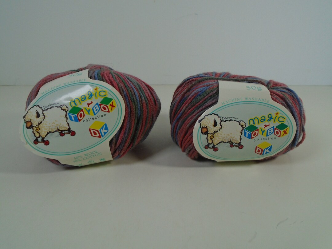 Magic Toybox Yarn by White Rose Mills DK Wool Cotton Blend Made in