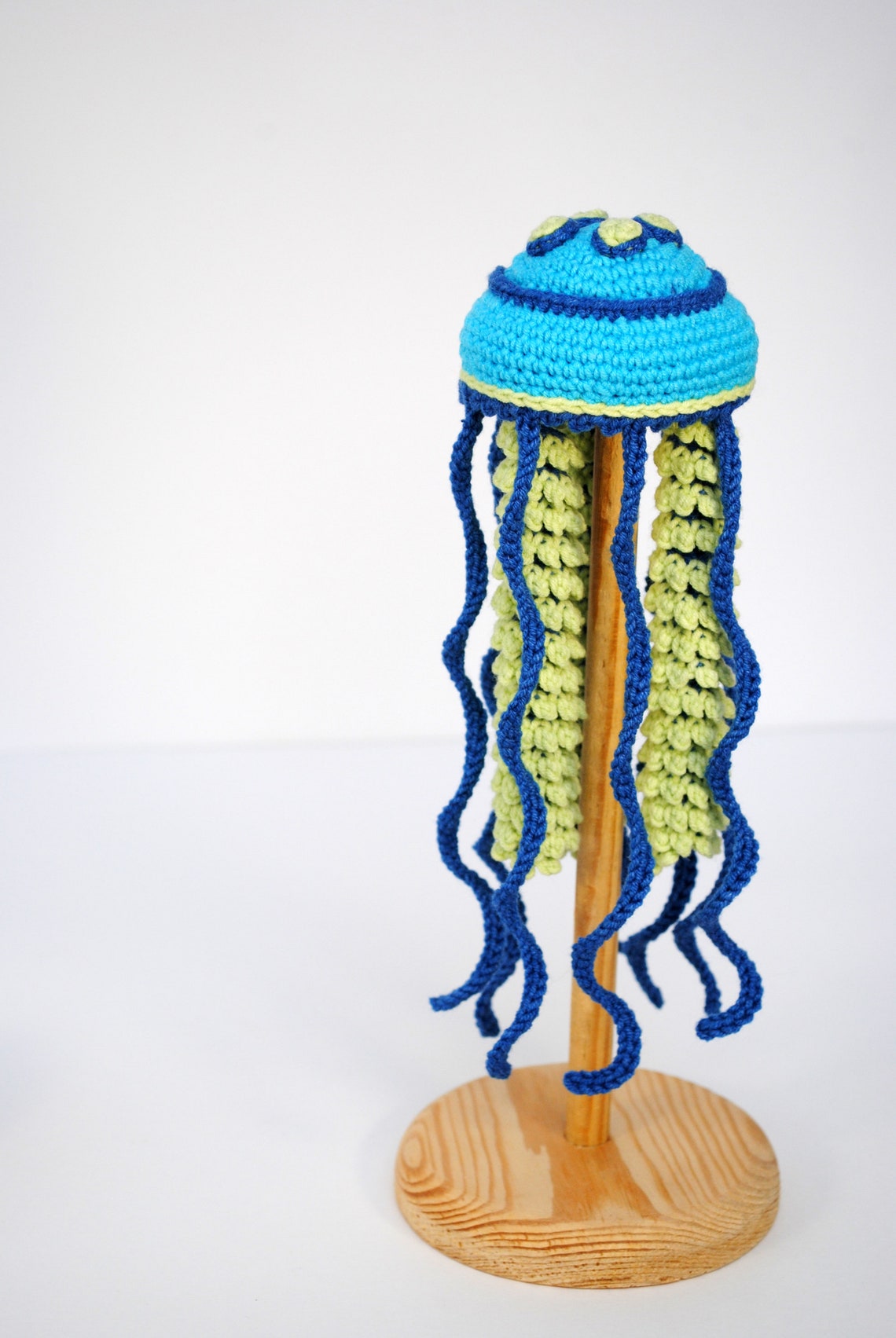 Crochet PATTERN Jellyfish Crocheted Amigurumi Jellyfish Etsy