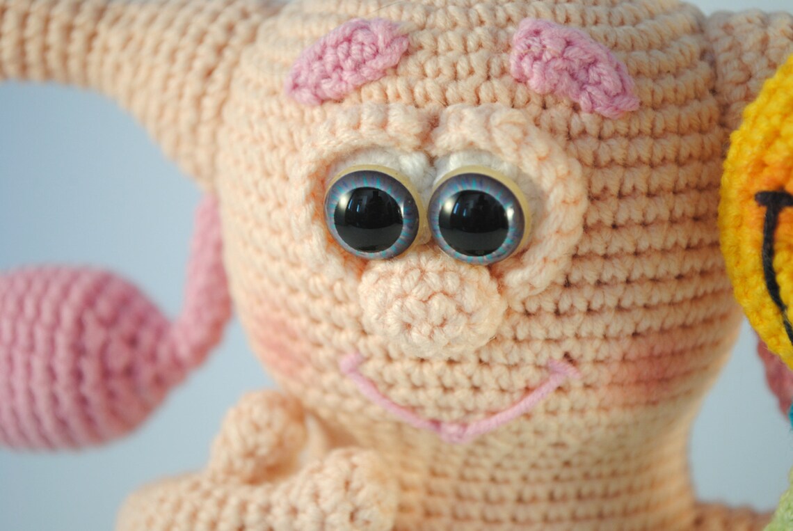 Crochet PATTERN Uterus Amigurumi Uterus Pdf Pattern Etsy Finland