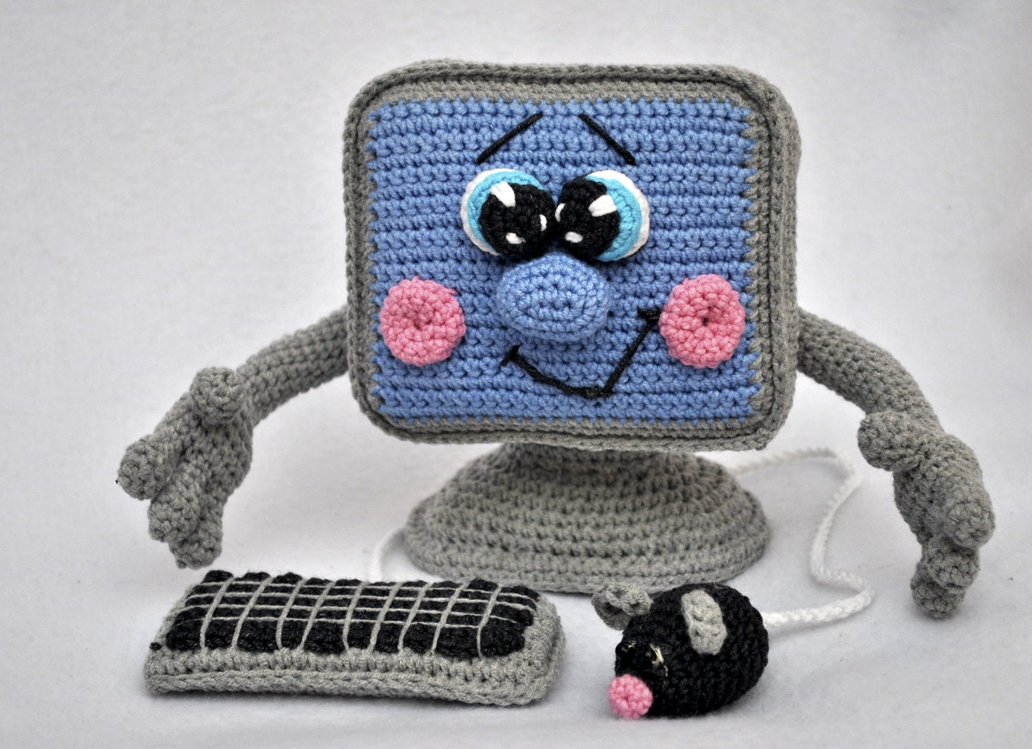 Crochet PATTERN Computer Amigurumi Computer Crocheted Etsy