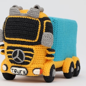 Crochet Pattern Truck - Crochet automobile - pattern auto - crochet truck - plush truck - E_N_G_L_I_S_H PDF Truck