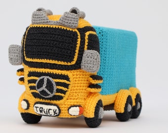 Crochet Pattern Truck - Crochet automobile - pattern auto - crochet truck - plush truck - PDF Truck
