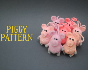Knitting Pattern Piggy English