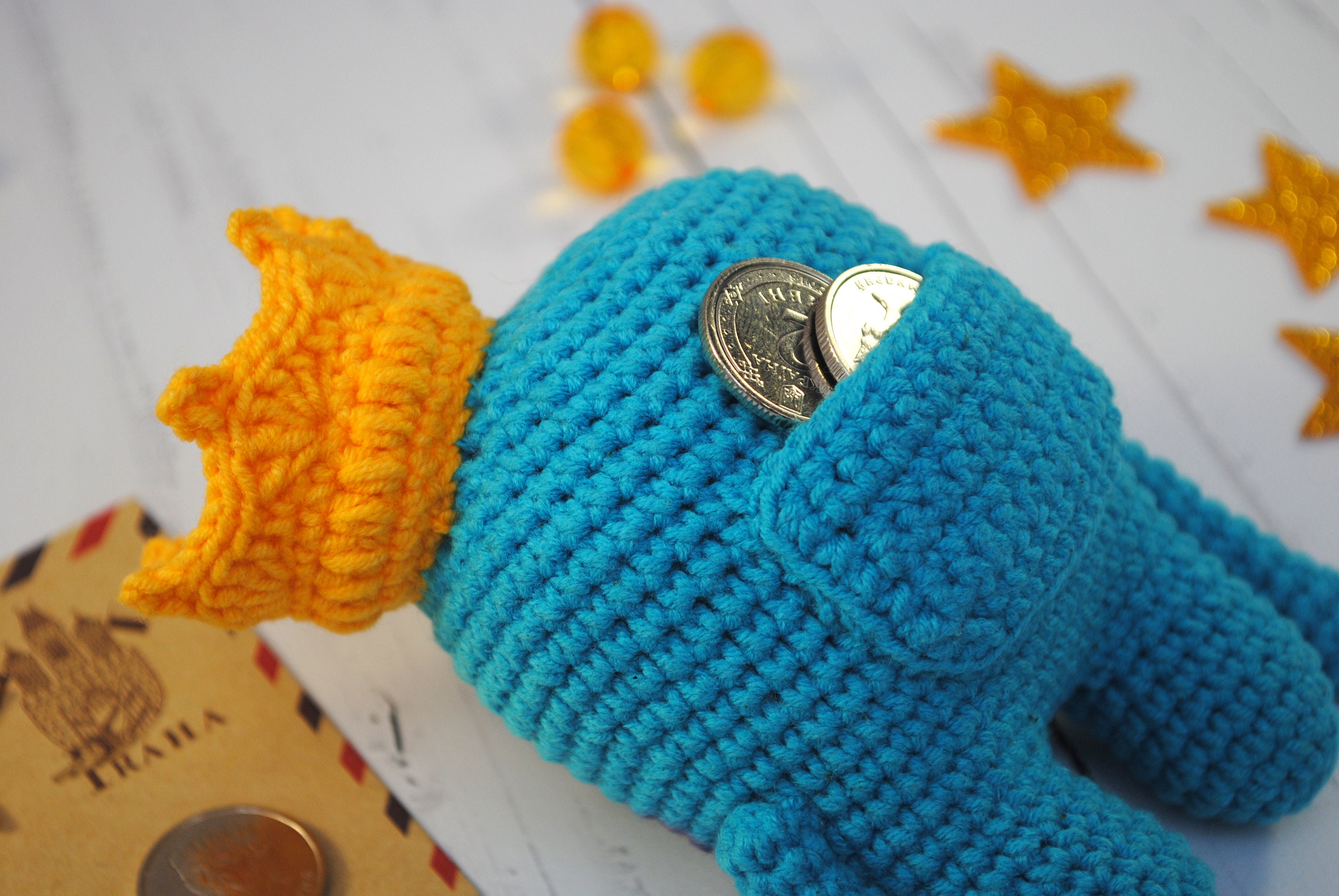 Crochet PATTERN Tooth With the Pocket Crocheted Tooth Pdf Etsy