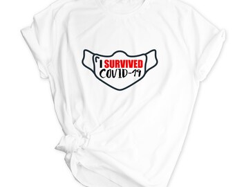 Vaccinated Check Mark Premium T-Shirt Inspirational Coronavirus Survivor 2020 Quarantine Pandemic Covid-19 Grandma Grandpa Parent Gift