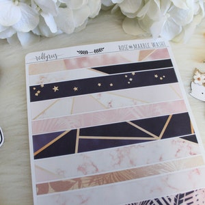 Marble & Rose Washi Strips