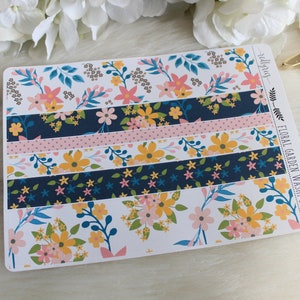 Floral Garden Washi Strips, ECLP Stickers