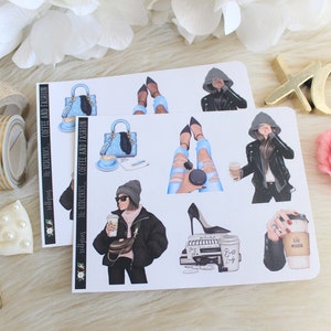 Koffie &Fashion, KIES UW OPTIE, Fashion Stickers, Planner Stickers