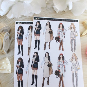 Winter Fashion #7, KIES UW OPTIE, Fashion Stickers, Planner Stickers