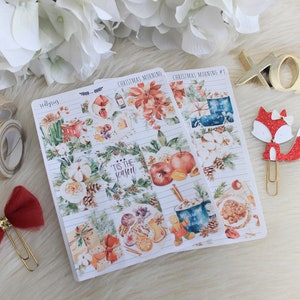Christmas Morning, CHOOSE YOUR OPTION, Planner Stickers, Christmas Stickers
