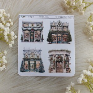 Christmas Store Front, Planner Decoration, Journal Stickers, Planner Stickers, Fashion Stickers